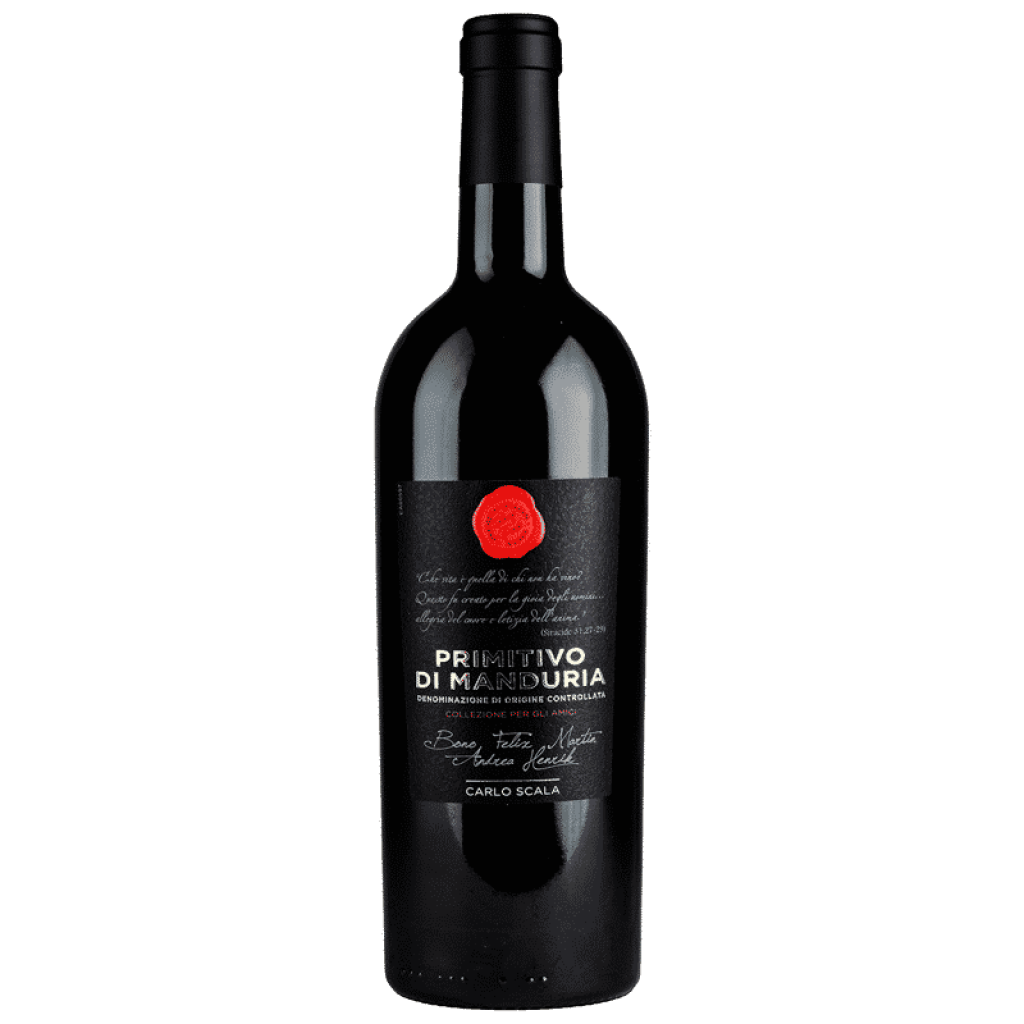 Primitivo di Manduria Conte di Campiano aus Apulien.